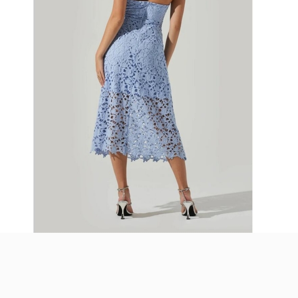 Aster the label blue cotton dress - Picture 12 of 12